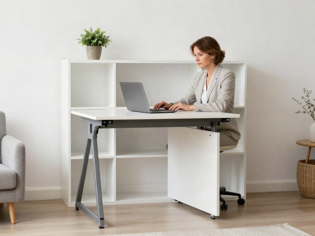 Homeoffice im Wohnzimmer