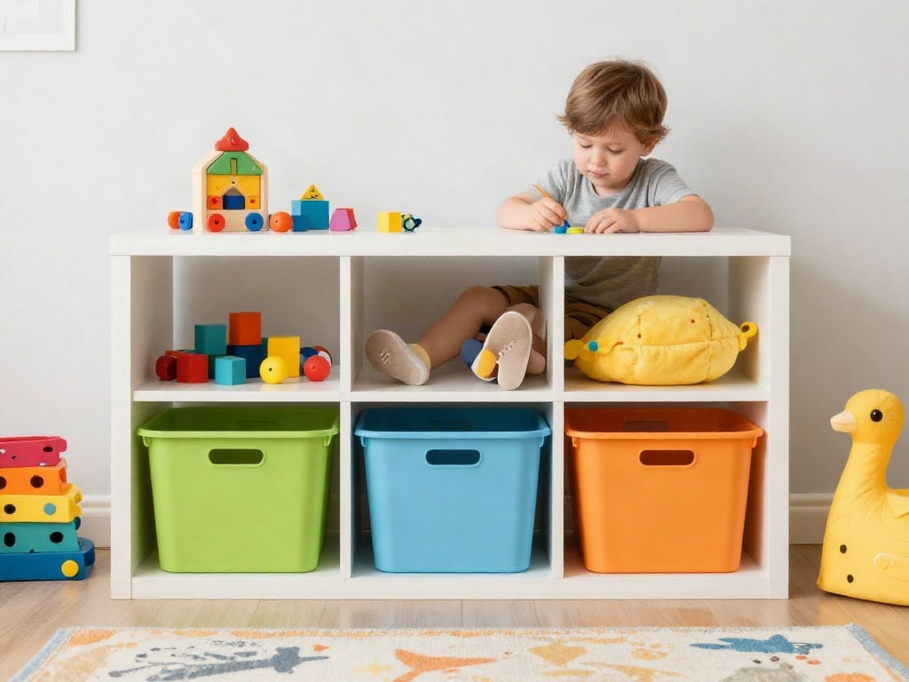 Kinderzimmer Stauraum