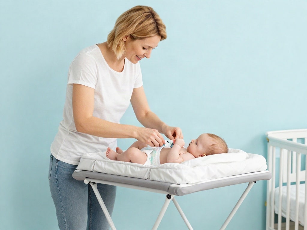 Kinderzimmer ohne festen Wickelplatz